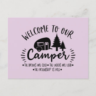 Willkommen auf unserer Postkarte für Camper