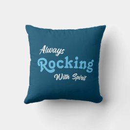 Willkommen auf unserer Terrasse / Immer / Ozean bl Kissen