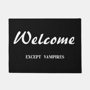 Willkommen außer Vampire Fußmatte