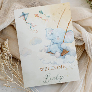 Willkommen Baby Baby Shower Party Einladung