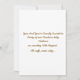 Willkommen Baby Einladungskarte Sanfte Pastellfarb Einladung