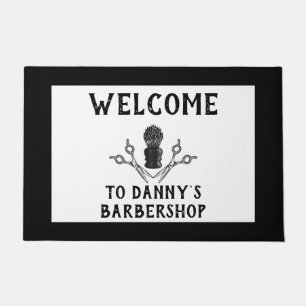 Willkommen Barbershop Hair Cool Kleine Unternehmen Fußmatte