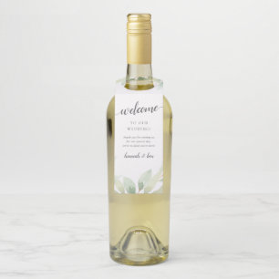 Willkommen bei Airy Botanical Wedding Flaschenanhänger