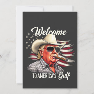 Willkommen bei Amerikas Golf Trump East Cost Mexic Einladung