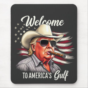 Willkommen bei Amerikas Golf Trump East Cost Mexic Mousepad