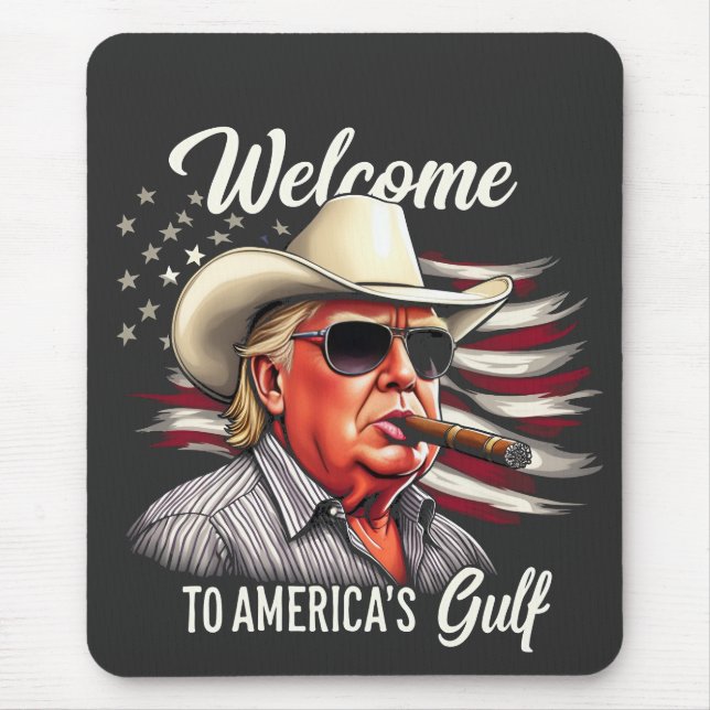Willkommen bei Amerikas Golf Trump East Cost Mexic Mousepad (Vorne)