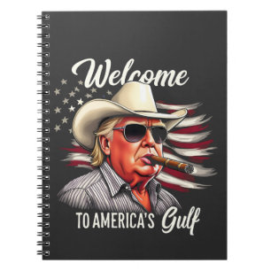 Willkommen bei Amerikas Golf Trump East Cost Mexic Notizblock