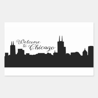 Willkommen bei Chicago Sticker large