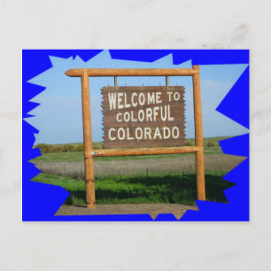 Willkommen bei Colorado POST CARD Postkarte