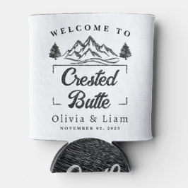 Willkommen bei Crested Butte Co Wedding Minimalist Dosenkühler