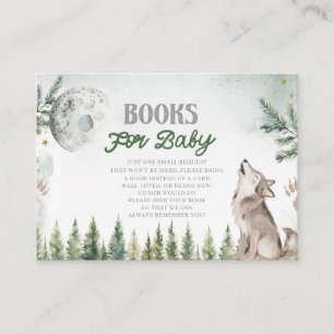 Willkommen bei den Pack Forest Wolf Büchern für Ba Begleitkarte