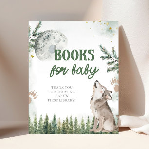 Willkommen bei den Pack Forest Wolf Büchern für Ba Poster