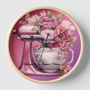 Willkommen bei den Rose des Baker's Palace Pink St Uhr