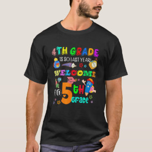 Willkommen bei der 5. Klasse Lehrerin Student wied T-Shirt
