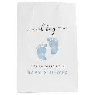 Willkommen bei der Baby Shower für den kleinen Jun Mittlere Geschenktüte
