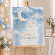 Willkommen bei der Babyparty - Über den Mond für B
