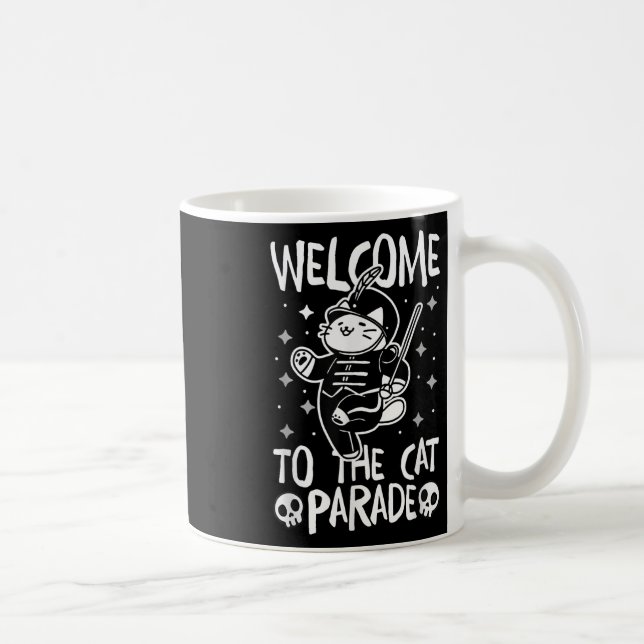 Willkommen bei der Cat-Parade Kaffeetasse (Rechts)