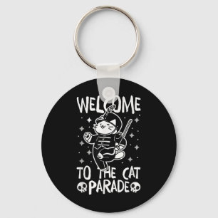 Willkommen bei der Cat-Parade Schlüsselanhänger