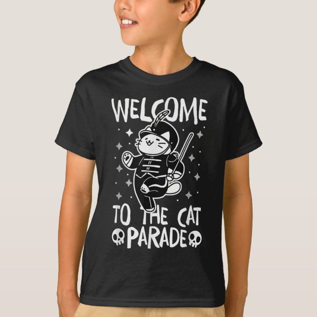 Willkommen bei der Cat-Parade T-Shirt (Vorderseite)