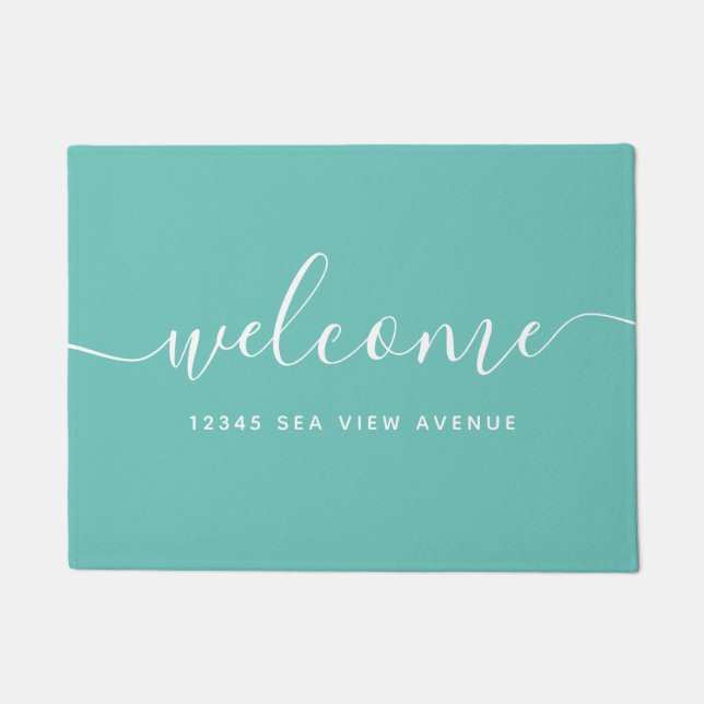 Willkommen bei der Editierbarkeit von Color Callig Fußmatte (Vorderseite)