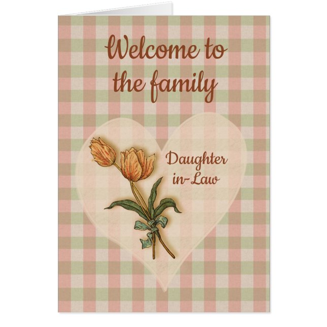 Willkommen bei der Familie, Tulips Country Gingham (Vorne)