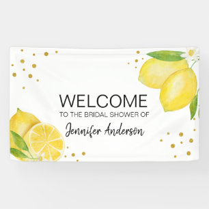Willkommen bei der Haupt Squeeze Lemon Banner