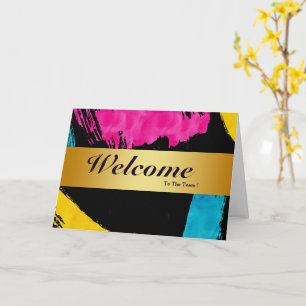 Willkommen bei der Minimal Gold Bladge Card des Te Karte