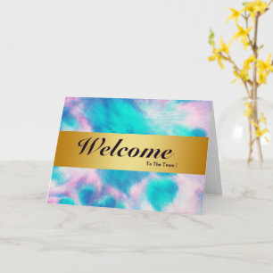 Willkommen bei der Minimal Gold Bladge Card des Te Karte