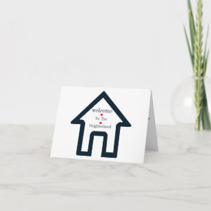 Willkommen bei der Nachbarschaftsgrüße-Karte Karte