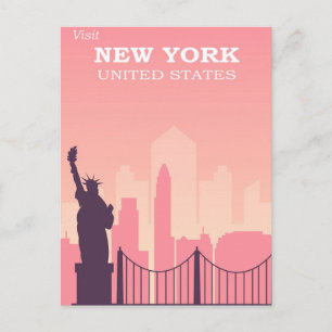 Willkommen bei der New York Postcard Postkarte