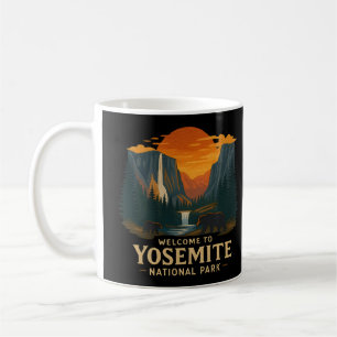 Willkommen bei Embroidery Yosemite National USA Kaffeetasse