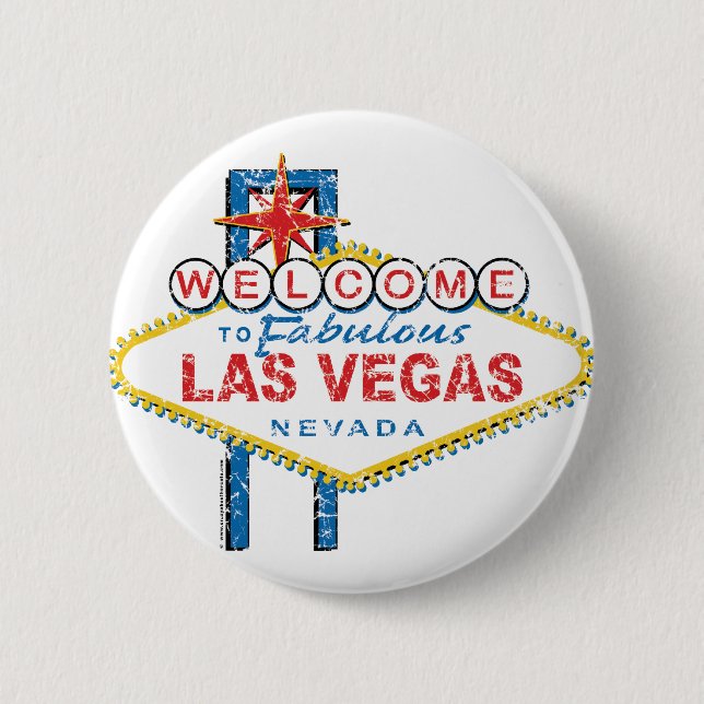 Willkommen bei Fabulous Las Vegas Button (Vorderseite)
