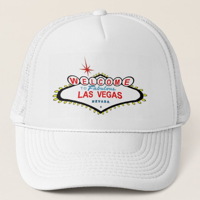 Willkommen bei Fabulous Las Vegas Hat Truckerkappe (Vorderseite)