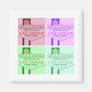 Willkommen bei Fabulous Las Vegas Honeymoon Magnet