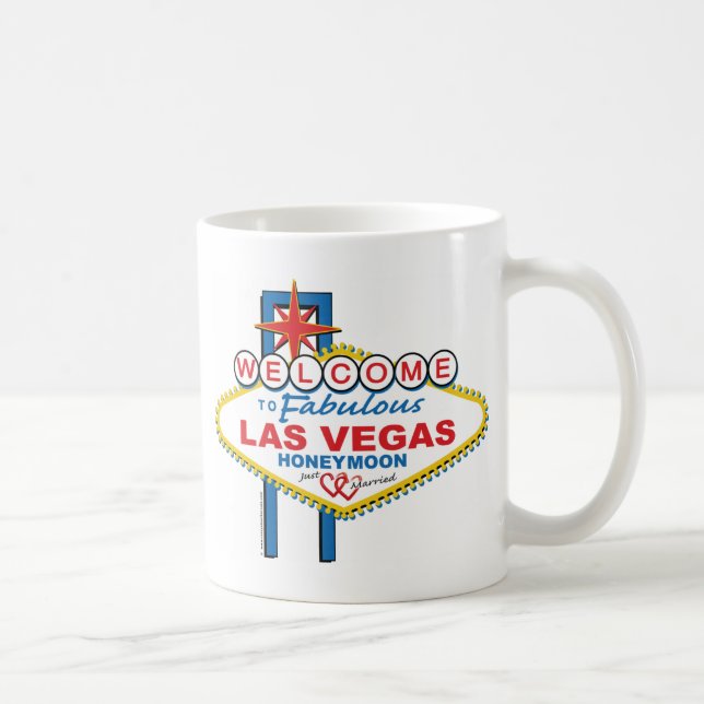 Willkommen bei Fabulous Las Vegas Honeymoon Tasse (Rechts)