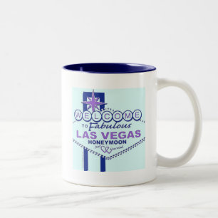 Willkommen bei Fabulous Las Vegas Honeymoon Zweifarbige Tasse