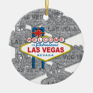 Willkommen bei Fabulous Las Vegas Keramik Ornament