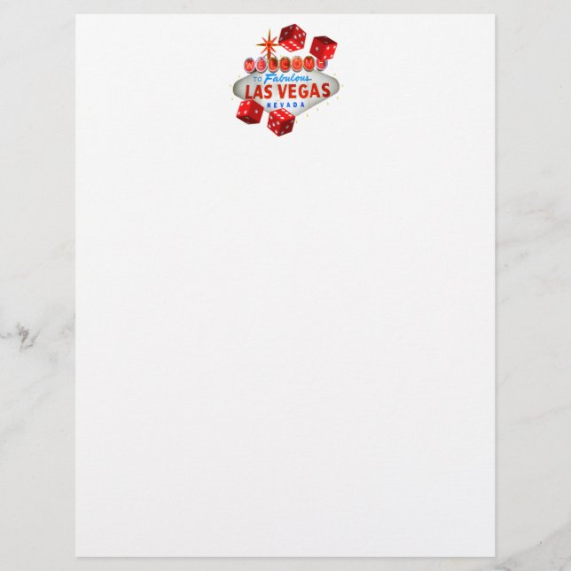 Willkommen bei Fabulous Las Vegas Letterhead (Vorderseite)