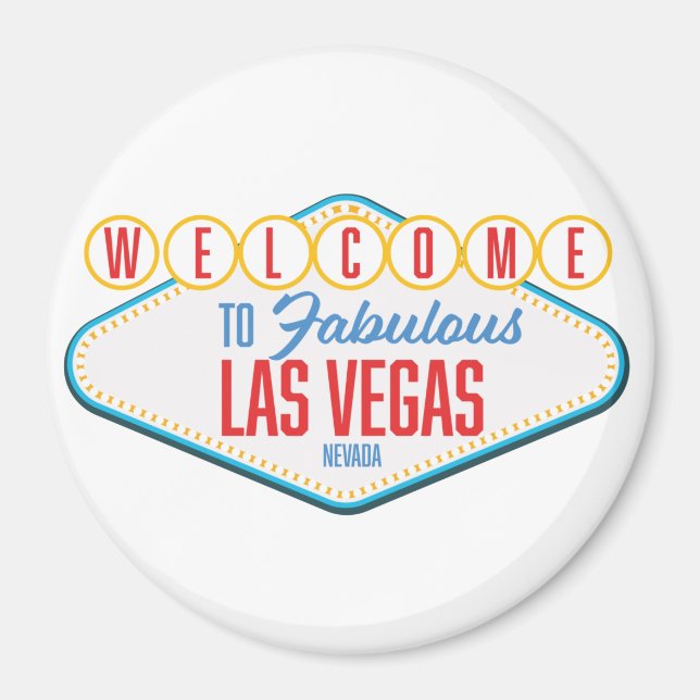 Willkommen bei Fabulous las vegas Magnet (Vorne)