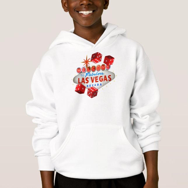 Willkommen bei Fabulous Las Vegas Nevada Kids Hood Hoodie (Vorderseite)