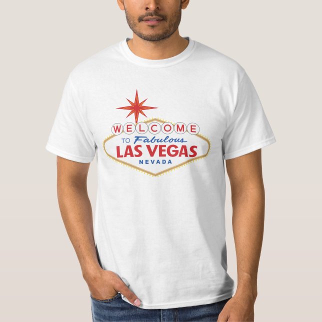 Willkommen bei Fabulous Las Vegas, Nevada T-Shirt (Vorderseite)