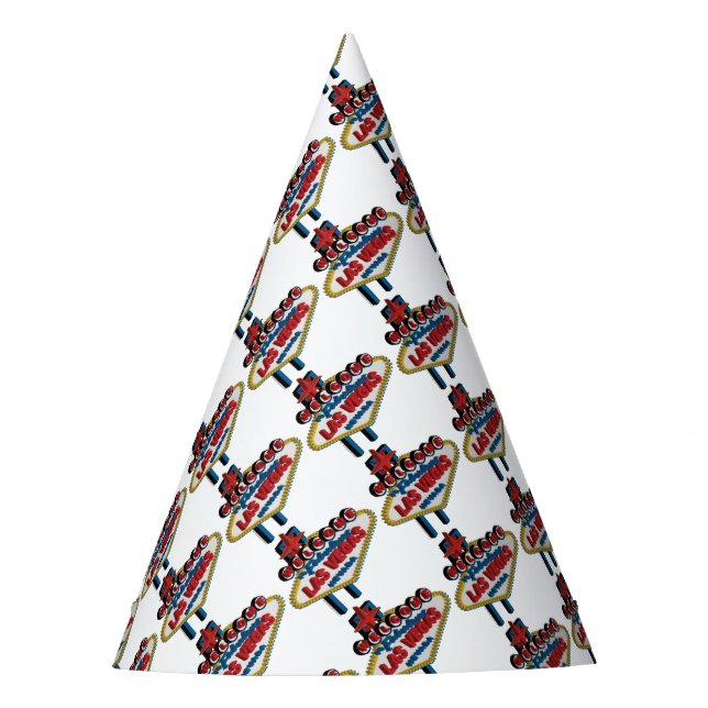 Willkommen bei Fabulous Las Vegas Partyhütchen (Vorderseite)