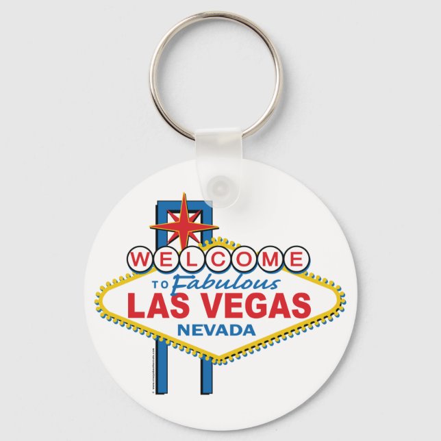 Willkommen bei Fabulous Las Vegas Schlüsselanhänger (Vorderseite)