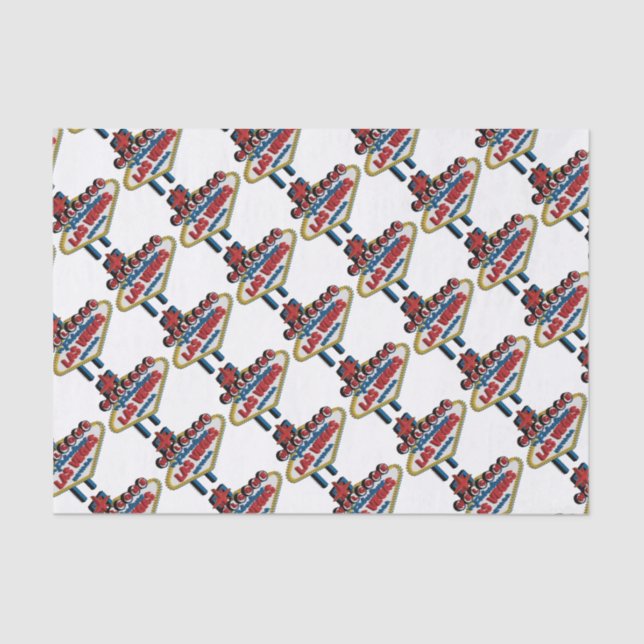 Willkommen bei Fabulous Las Vegas Seidenpapier (Vorderseite)