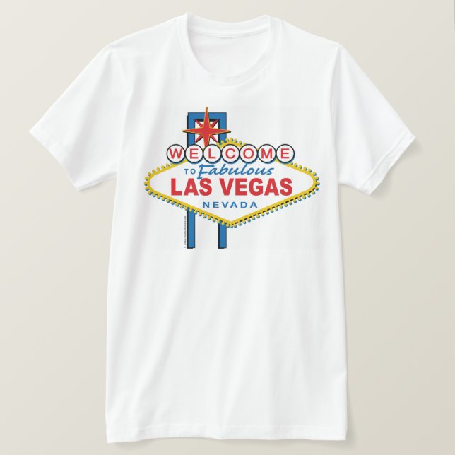 Willkommen bei Fabulous Las Vegas T-Shirt (Design vorne)
