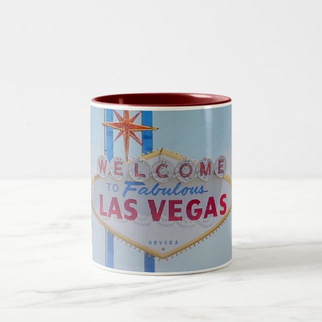 Willkommen bei Fabulous Las Vegas Two Tone Tasse (Mittel)