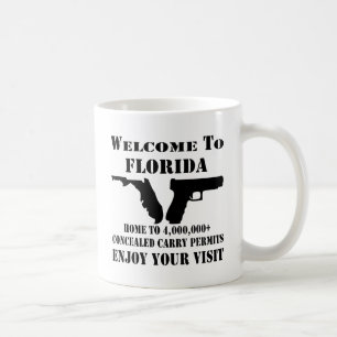 Willkommen bei Florida Zuhause zu 4.000.000+ CCW-G Tasse