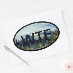 Willkommen bei Frasers Ovaler Aufkleber