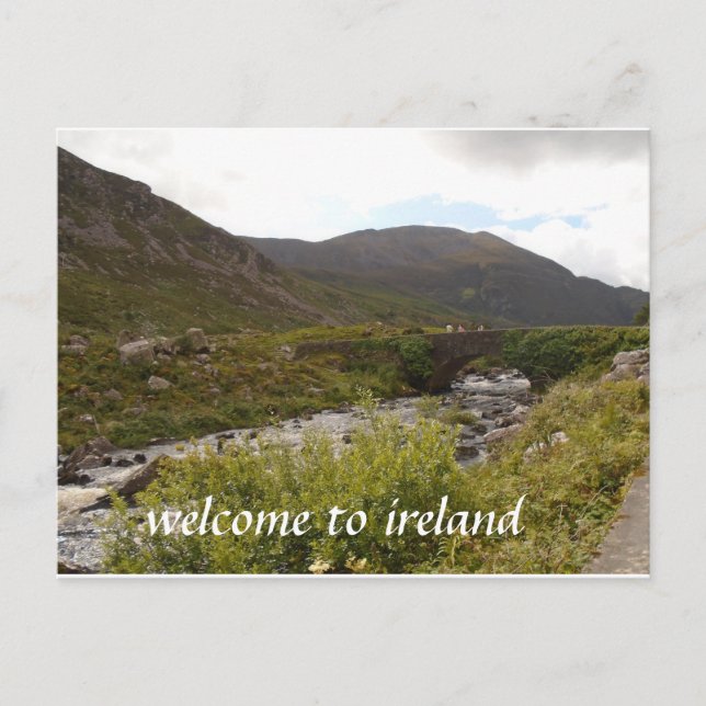 willkommen bei ireland postcard postkarte (Vorderseite)