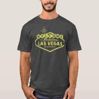 Willkommen bei Las Vegas Nevada Distressed Sign T-Shirt